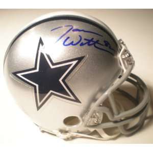  Jason Witten Autographed Dallas Cowboys Riddell Mini 