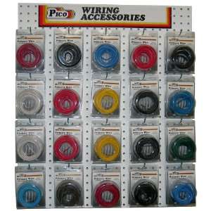 Pico 0007 WPT Assorted Primary Wire PT Packs with Wall Mount Display 
