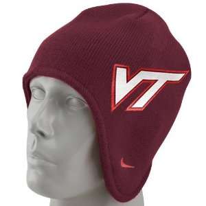  Nike Virginia Tech Hokies Maroon First Down Knit Beanie 