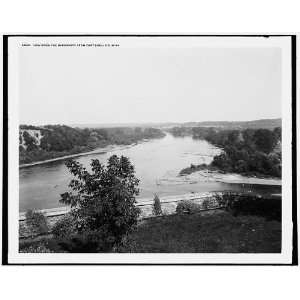    View down the Mississippi from Fort Snelling,Minn.