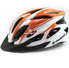 orange cycle helmet  