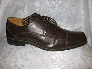 SALVATORI Mens Shoes Italy Brown Oxfords, Sz. 10.5M  