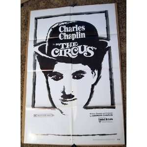   Circus   Charlie Chaplin   Original 1970 Movie Poster 