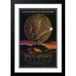  Princess Mononoke 20x26 Framed and Double Matted Movie 