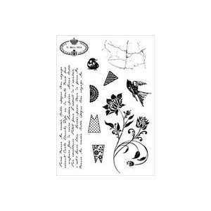  Stampers Anonymous Darcies Cling Rubber Stamps ephemera 