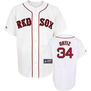   Boston Red Sox Replica Baseball Jersey #34 White