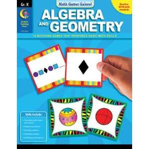   and Geometry Gr. K, Math Games Galore Book Grade Level K Toys & Games