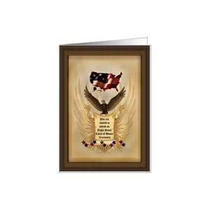  Eagle Scout Court of Honor Ceremony Invitation Card 