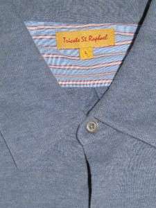 Tricots St. Raphael Mens L/S Button Front Shirt ~ LARGE  