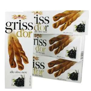 Griss dOr Traditional Breadsticks w/Black Olives   3.52 oz  