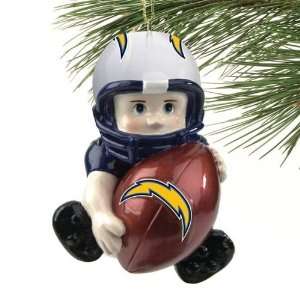 San Diego Chargers Lil Fan Football Player Acrylic Ornament