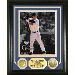  Kahlil Greene San Diego Padres 24KT Gold Coin Photomint 