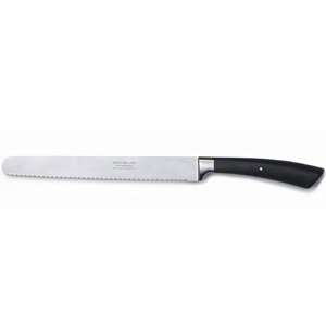  David Mellor Bread Knife Black Handled Serrated 8.5 