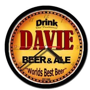  DAVIE beer ale wall clock 