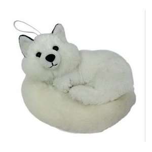  Arctic Fox Plush Ornament