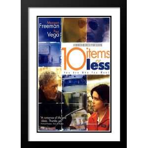  10 Items or Less 20x26 Framed and Double Matted Movie 