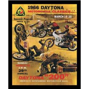  ISC 1966 Daytona Bike Week Program Cover 13 x 16 Glossy 