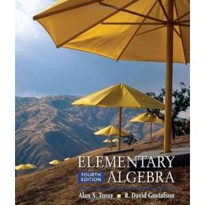  Elementary Algebra [Hardcover] Alan S. Tussy Books