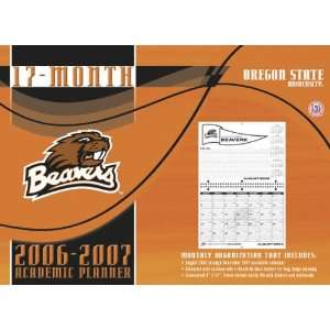  Oregon State Beavers 8x11 Academic Planner 2006 07 Sports 