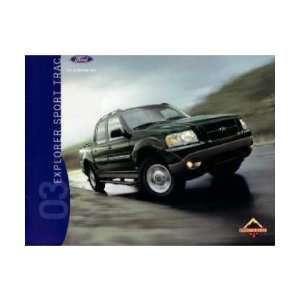    2003 FORD EXPLORER SPORT TRAC Sales Brochure Book Piece Automotive