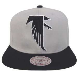   Mitchell & Ness Logo Snapback Cap Hat Grey Black 