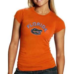  Florida Gators Ladies Orange Wildfire Slub T shirt Sports 