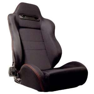  H Sport Seats   Black/Red Stitch LEFT (Type R Style 
