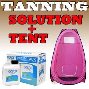 PINK Tanning Booth Pop Up Tent Airbrush Spray Tan Mobile Sunless Ocean 