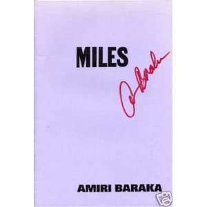  LeRoi Jones Amiri Baraka Miles Signed Autograph Poem 