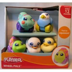   Playskool Wheel pals Cute set of 6 wheeled critters(tu) Toys & Games