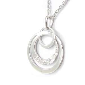  Necklace silver Déesse white. Jewelry
