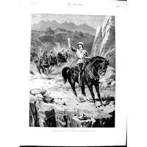  1891 War Horse Artillery Horses Defile Northern India