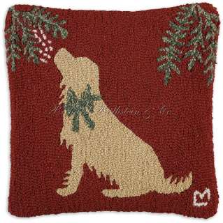   mistle toe decorative holiday christmas pillow from richard rothstein