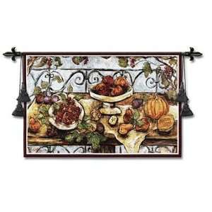  Pure Country Weavers Harvest Table Woven Wall Tapestry 