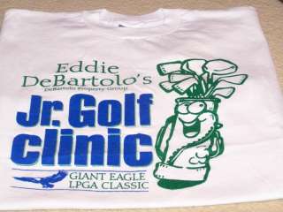 EDDIE DeBARTOLO JR. Ohio Golf Clinic T Shirt SMALL New  