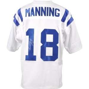  Peyton Manning Autographed Jersey  Details White, Custom 