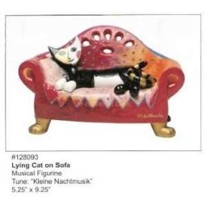  Artis Orbis Wachtmeister 128093 Lying Cat on Sofa*