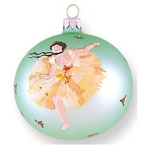  Glass Christmas Ornament, Degas Ballerina, Exclusive 