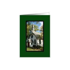 Irish Blessing, Country Church Photograph Card