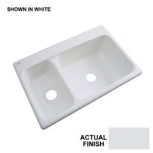  Dekor Double Basin Acrylic Topmount Kitchen Sink 52481 