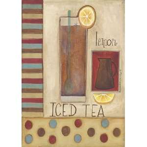 Iced Tea by Bernadette Deming 5x7 Grocery & Gourmet Food