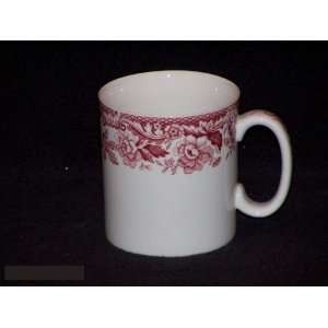  Spode Delamere Cranberry Coffee Mugs