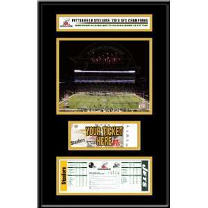   AFC Championship Game Ticket Frame Jr   Steelers