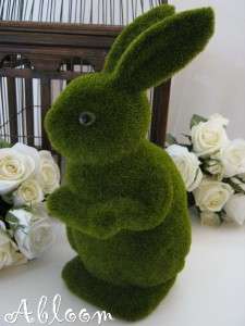 RABBIT~ Artificial Moss covered Rabbit Decoration ~  