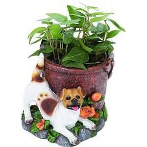  Jack Russell Terrier Decorative Planter