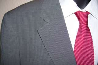 NEW Mens Armani Collezioni Giorgio Light Wool Brown Tonal Suit 46 R 