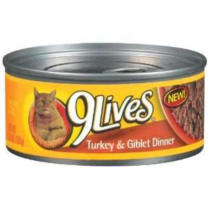   Dinner 9Lives Canned Cat Food Sold in packs of 24