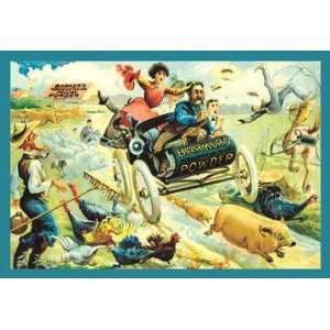  Exclusive By Buyenlarge Runaway Car on the Farm 20x30 