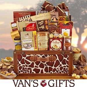 Luxury Safari Trunk Mothers Day gift.  Grocery & Gourmet 
