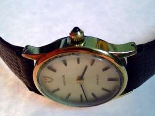 extremely rare swiss authentic rolex tudor geneve ladies wristwatch